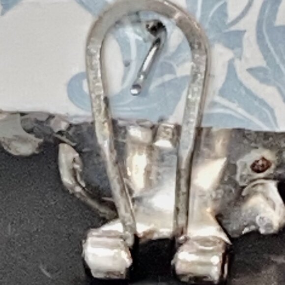 NEW Sterling Silver 142g - 1.25" Blossom Earrings Post & Lever Back NIB - Picture 7 of 8